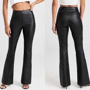 Spanx - NWT - M like leather flare pants